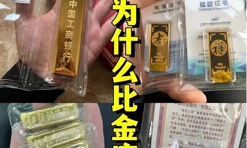 银行金价和金店金价为什么不一样_银行金价