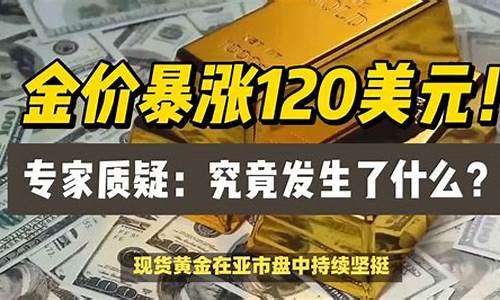 金价暴涨出了什么大事_金价疯狂上涨